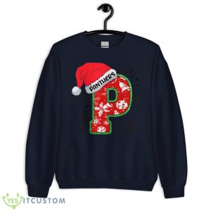 Christmas Mascot Santa Hat Xmas Panthers Shirt 15 Christmas Mascot Santa Hat Xmas Panthers Shirt - Unisex Crewneck Sweatshirt-1