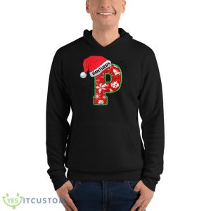 Christmas Mascot Santa Hat Xmas Panthers Shirt 18 Christmas Mascot Santa Hat Xmas Panthers Shirt - Unisex Fleece Pullover Hoodie