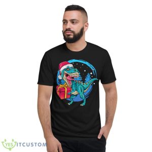 Christmas Santa Saurus Rex Shirt - Short Sleeve T-Shirt