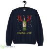 Christmas Spirit Reindeer Jameson Irish Whisky Christmas Sweatshirt - G185 Crewneck Sweatshirt-1