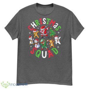 Christmas Squad Santa Dabbing Elf Family Matching Pajamas Shirt - G500 Men’s Classic T-Shirt-1