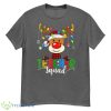 Christmas Teacher Squad Reindeer Buffalo Plaid Teacher Xmas Shirt - G500 Men’s Classic T-Shirt-1
