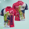 Christmas The Grinch Atlanta Braves MLB I Hate Morning People Shirt Gifts Unisex 3D Polo Product Photo 1