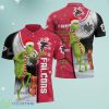Christmas The Grinch Atlanta Falcons NFL I Hate Morning People Shirt Gifts Unisex 3D Polo Product Photo 1