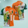 Christmas The Grinch Miami Hurricanes NCAA I Hate Morning People 3D Polo Shirts Product Photo 1