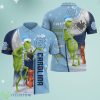Christmas The Grinch North Carolina Tar Heels NCAA I Hate Morning People 3D Polo Shirts Product Photo 1