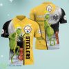 Christmas The Grinch Pittsburgh Steelers NFL I Hate Morning People 3D Polo Shirts Product Photo 1