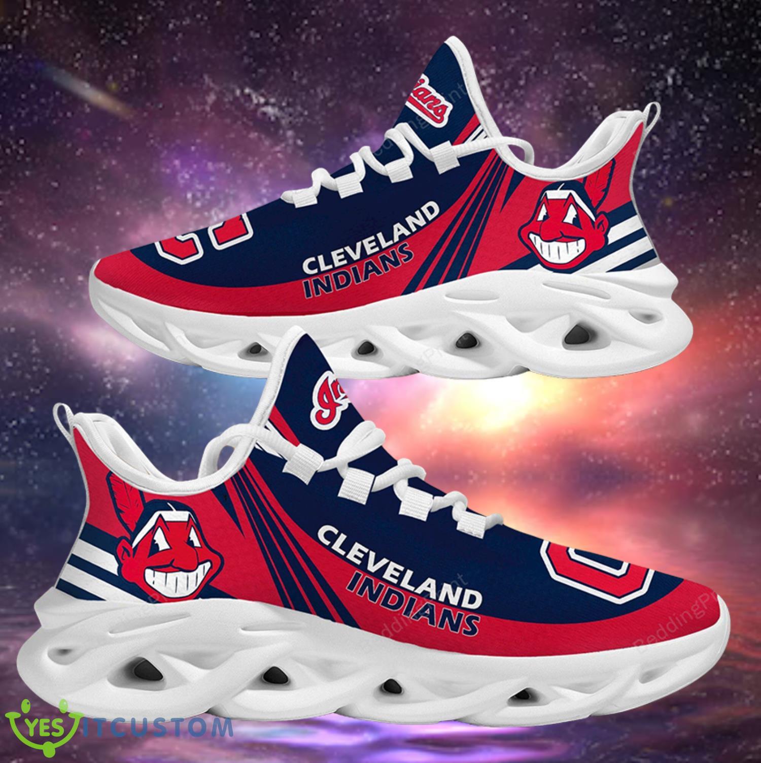 Cleveland Guardians MLB Max Soul Shoes 6 Cleveland Guardians MLB Max Soul Shoes Product Photo 2