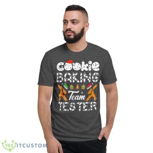 Cookie Baking Team Tester Christmas Family Gingerbread Shirt - Short Sleeve T-Shirt-1
