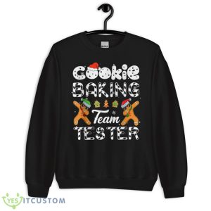 Cookie Baking Team Tester Christmas Family Gingerbread Shirt - Unisex Crewneck Sweatshirt