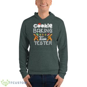 Cookie Baking Team Tester Christmas Family Gingerbread Shirt - Unisex Fleece Pullover Hoodie-1