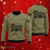 Coors Banquet Flag Military Personalized Green Ugly Christmas Sweater Product Photo 1
