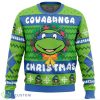 Cowabunga Christmas Teenage Mutant Ninja Turtles Ugly Knitted Christmas Sweater Product Photo 1