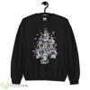 Dallas Cowboy Players Christmas Light And Snowflower Shirt - G185 Unisex Heavy Blend Crewneck Sweatshirt