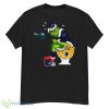 Dallas Cowboys Grinch Santa Toilet Washington Redskins New York Giants Christmas Shirts - G500 Men’s Classic T-Shirt