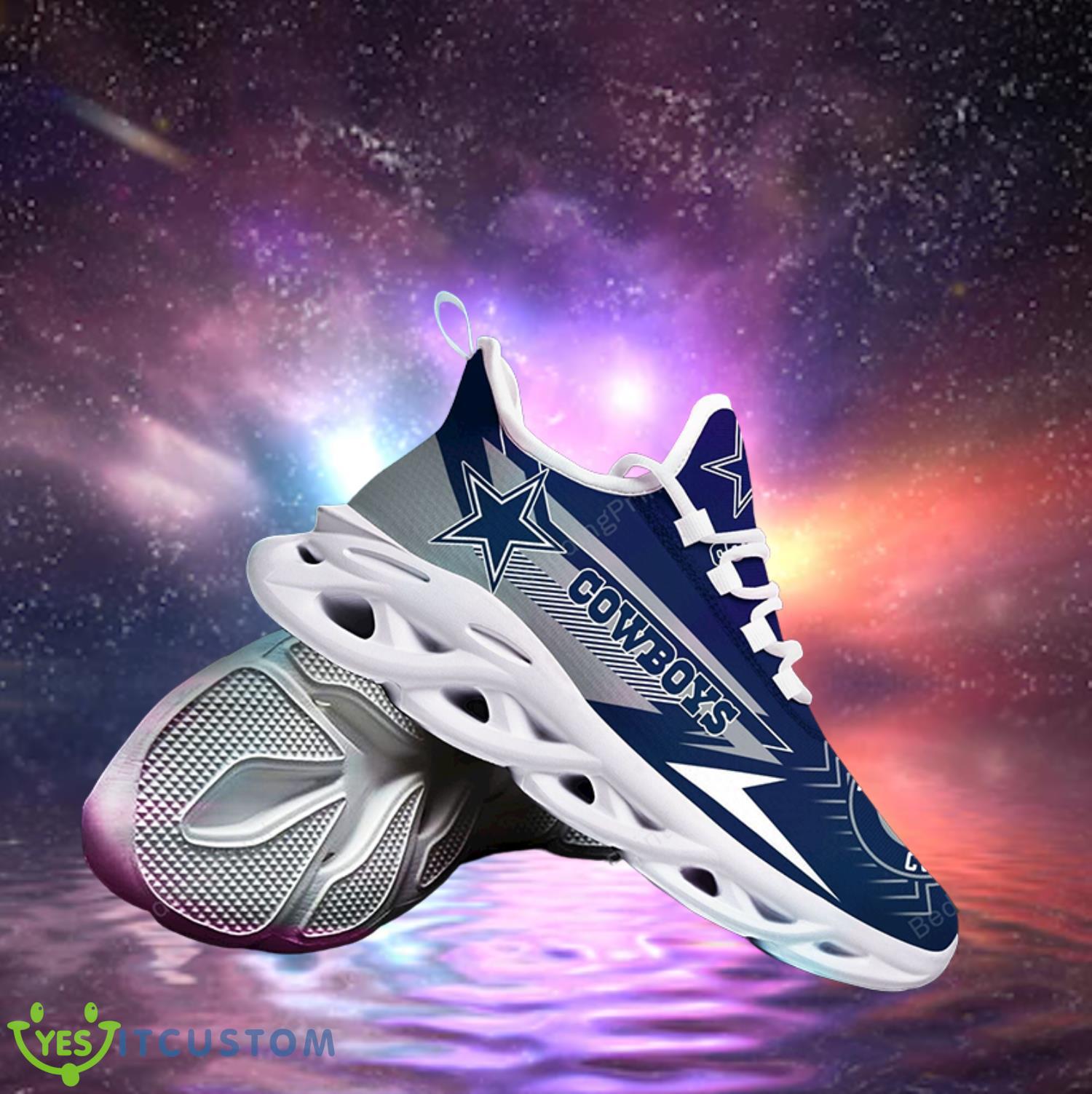 Dallas Cowboys NFL Max Soul Shoes Grey Color Sneaker 3 Dallas Cowboys NFL Max Soul Shoes Grey Color Sneaker Product Photo 1