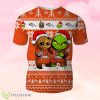 Denver Broncos Baby Groot And Grinch Ugly Christmas 3D T-Shirts Product Photo 1