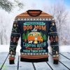 Dog Mom Camping Ugly Xmas Wool Knitted Sweater Product Photo 1