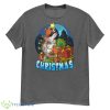 English Bulldog Christmas Tree Dog Lights Pajamas Xmas Gifts Shirt - G500 Men’s Classic T-Shirt-1
