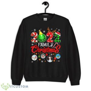 Family Christmas 2022 Matching Squad Reindeer Santa Xmas Shirt - Unisex Crewneck Sweatshirt