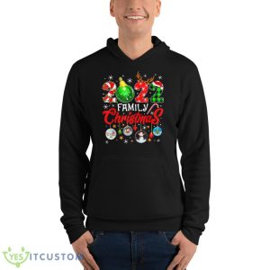 Family Christmas 2022 Matching Squad Reindeer Santa Xmas Shirt - Unisex Fleece Pullover Hoodie
