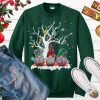 Festive Gnome Buffalo Plaid Christmas Tree Lights Ugly Christmas Sweater Product Photo 1