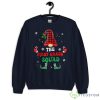 First Grade Squad Christmas Elf Teacher Matching Red Plaid Sweatshirt - G185 Crewneck Sweatshirt-1