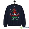 First Grade Squad Christmas Elf Teacher Matching Red Plaid Sweatshirt - G185 Unisex Heavy Blend Crewneck Sweatshirt-1