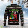 Flossing Around The Christmas Tree Ugly Christmas Sweater Product Photo 1