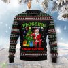 Flossing Around The Christmas Tree Ugly Christmas Sweater Product Photo 1
