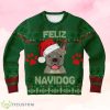 French Bulldog Feliz Navidog Ugly Christmas Sweater Product Photo 1