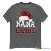 Fun Santa Hat Christmas Costume Family Matching Nana Claus Shirt - 500G Men’s Classic Tee Gildan-1