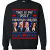 Funny Anti Joe Biden Christmas Sweatshirt This Is My Ugly Christmas Sweater Product Photo 1