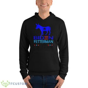 Funny Biden Fetterman 2024 It's a No Brainer Shirt - Unisex Fleece Pullover Hoodie