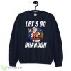 Funny Santa Let's Go Brandon Christmas Shirt - G185 Crewneck Sweatshirt-1