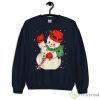 Funny Vintage Snowman Matching Family Christmas Pajamas Kids Sweatshirt - G185 Crewneck Sweatshirt-1