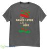 Games lover Elf Christmas Matching Family Christmas Shirt - G500 Men’s Classic T-Shirt-1