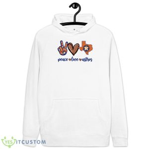 Glitter Peace Love Astros Houston Astros T-Shirt Product Photo 3
