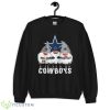 Gnomies Dallas Cowboys Symbol Merry Christmas Shirt - G185 Unisex Heavy Blend Crewneck Sweatshirt