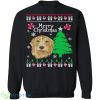 Golden Retriever Knitting Pattern Ugly Christmas Sweatshirt - golden-retriever-knitting-pattern-ugly-christmas-sweatshirt-1