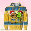 Golden State Warriors Baby Groot Grinch Christmas 3D Hoodie Product Photo 1