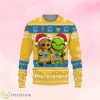 Golden State Warriors Baby Groot Grinch Christmas Sweater Product Photo 1