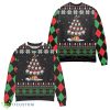 Golf Christmas Tree Snow Ugly Christmas Sweater Product Photo 1