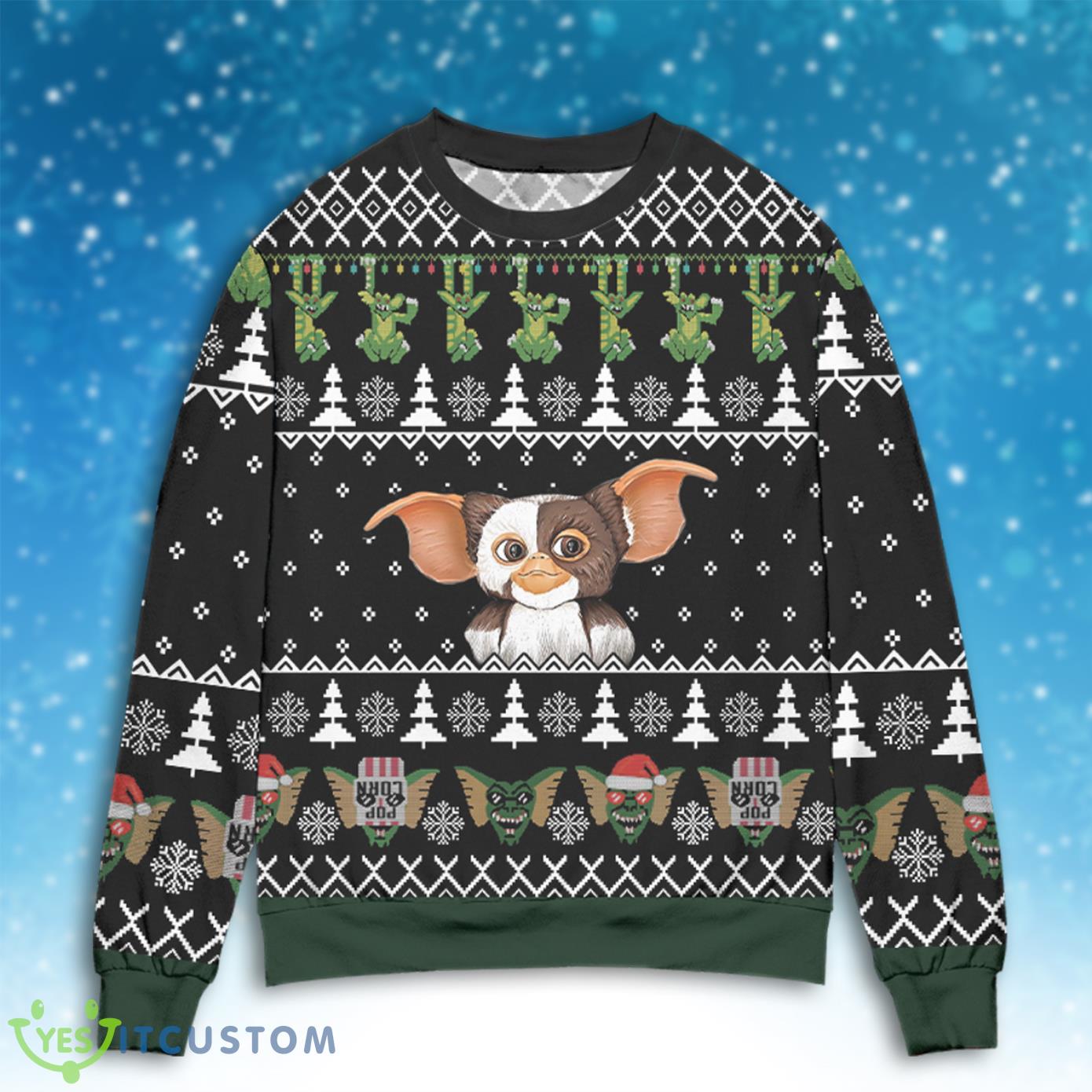 Gremlins 3D Printed Christmas Sweater, Sweatshirt 8 Gremlins 3D Printed Christmas Sweater, Sweatshirt Product Photo 2