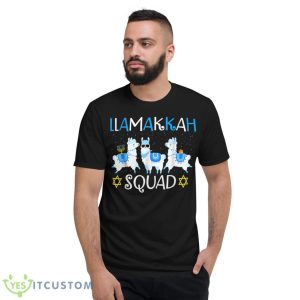 Happy Llamakah Squad Cute Alpaca Hanukkah Llama Christmas Shirt 14 Happy Llamakah Squad Cute Alpaca Hanukkah Llama Christmas Shirt - Short Sleeve T-Shirt