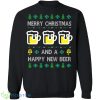 Happy New Beer Knitting Pattern Ugly Christmas Sweatshirt - happy-new-beer-knitting-pattern-ugly-christmas-sweatshirt-1