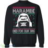 Harambe Knitting Pattern Ugly Christmas Sweatshirt - harambe-knitting-pattern-ugly-christmas-sweatshirt-1
