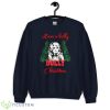 Have A Holly Dolly Christmas Tree Christmas Shirt - G185 Crewneck Sweatshirt-1