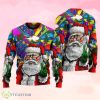 Hippie Santa Claus Ugly Christmas Sweater Gift For Christmas Product Photo 1