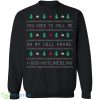 Hotlinebling Knitting Pattern Ugly Christmas Sweatshirt - hotlinebling-knitting-pattern-ugly-christmas-sweatshirt-1